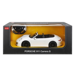 MASINA CU TELECOMANDA PORSCHE CARRERA S ALB CU SCARA 1 LA 12 - Img 2