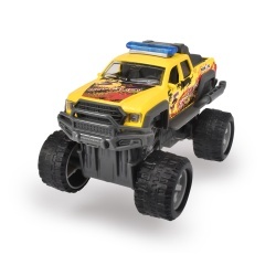 MASINA DE TEREN GALBENA DIN METAL RALLY MONSTER 15CM