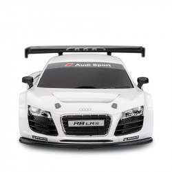Masinuta metalica audi r8 argintie scara 1 la 24