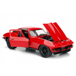 MASINUTA METALICA FAST AND FURIOUS 1966 CHEVY CORVETTE SCARA 1 LA 24 - Img 8