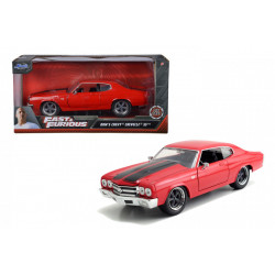 MASINUTA METALICA FAST AND FURIOUS 1970 CHEVY CHEVELLE SCARA 1 LA 24 - Img 1