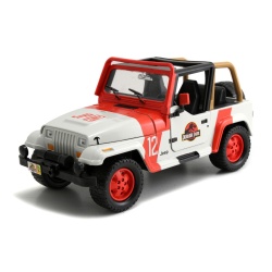 MASINUTA METALICA JURASSIC WORLD 1992 JEEP WRANGLER 1:24 - Img 7