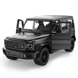MASINUTA METALICA MERCEDES AMG G63 NEGRU SCARA 1 LA 24 - Img 3