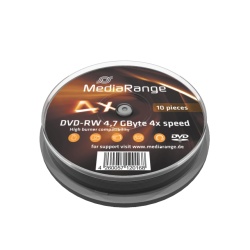 MediaRange DVD-RW 4x Cake10