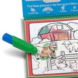 MELISSA AND DOUG CARTE DE COLORAT ANIMALE REUTILIZABILA CU APA WATER WOW - Img 7