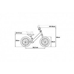 Metal balance bike seven frozen multi - Img 3