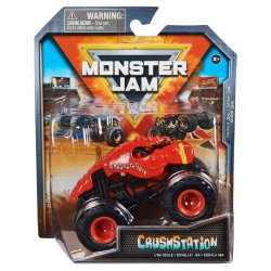 MONSTER JAM MASINUTA METALICA CRUSHSTATION SCARA 1 LA 64 - Img 1