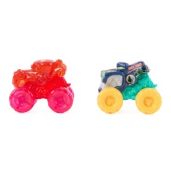 MONSTER JAM MINI JAMS SET DE JOACA LANSATOR MEGALODON DISTRUGATOR MARIN - Img 3