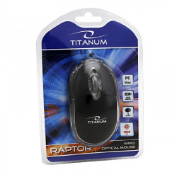 Mouse Titanum ESPERANZA,TM102K cu fir, USB negru - Img 2