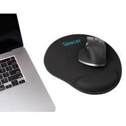 Mousepad Spacer cu gel 240mm negru - Img 4
