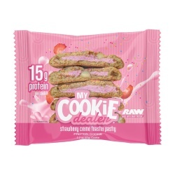 My Cookie Dealer Protein Cookie , Strawberry Creme Toaster Pastry, Biscuit Proteic Cu Aroma De Prajitura Cu Crema De Capsuni, 63 G