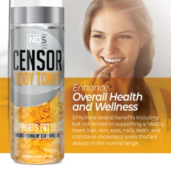 Nds Nutrition Censor Body Toner, Formula Avansata Pentru Tonifiere, 180 Cps - Img 3