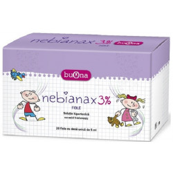 NEBIANAX FIOLE CU SOLUTIE HIPERTONICA 3% 20FIOLE*5ML