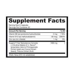 Nugenix T-boost, Formula Avansata Pentru Cresterea Nivelului De Testosterone, 90 Cps - Img 8