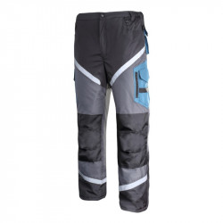Pantalon lucru captusit cu reflectorizant - l