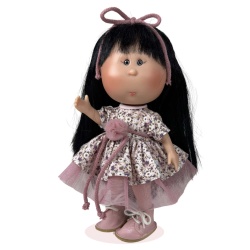 Papusa Nines D'Onil, Colectia Little Mia, Mia Spring, cu miros de vanilie, 23 cm