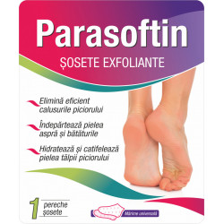PARASOFTIN SOSETE EXFOLIANTE 1 PERECHE