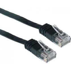 PATCH CORD UTP SPACER CAT5E 1M NEGRU