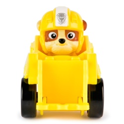 PATRULA CATELUSILOR PUP SQUAD RACERS AIR RESCUE VEHICUL METALIC RUBBLE SCARA 1 LA 55 - Img 2