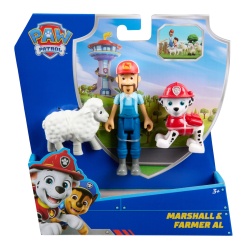 PATRULA CATELUSILOR SET 3 FIGURINE MARSHALL SI FERMIERUL AL - Img 1