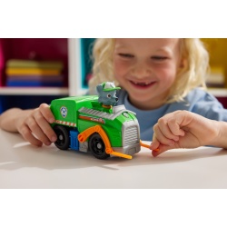 PATRULA CATELUSILOR SET VEHICUL DE BAZA CAMIONUL DE RECICLARE SI FIGURINA ROCKY - Img 4