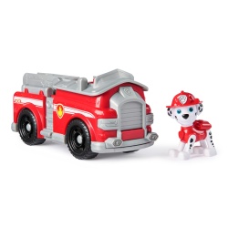 PATRULA CATELUSILOR SET VEHICUL DE BAZA MASINA DE POMPIERI SI FIGURINA MARSHALL - Img 2