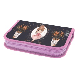 PENAR NEECHIPAT CU 1 CLAPA, FERMOAR ASCUNS, INTERIOR TEXTIL, DIMENSIUNE 13.5 X 19.5 X 3 CM, MOTIV MOON PRINCESS
