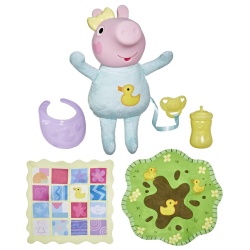 PEPPA PIG SET DE JOACA OINKS AND SNUGGLES PAPUSA EVIE INTERACTIVA CU ACCESORII - Img 2