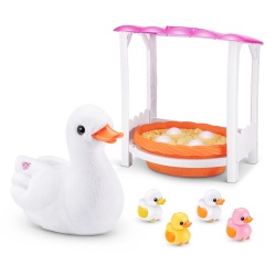 Pets Alive - Jucarie de plus interactiva, Mama Rata si bobocii sai - Img 3