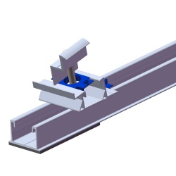 Picior frontal pt sistem de montare acoperis plat 10° model " P" - Img 2