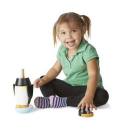 Piramida pentru motricitate Pinguin - Melissa and Doug - Img 3