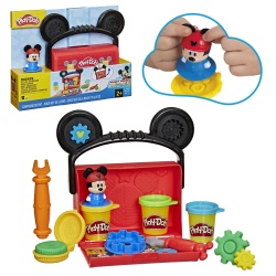 PLAY DOH DISNEY JR CLUBUL LUI MICKEY MOUSE SET LA GARAJ - Img 9
