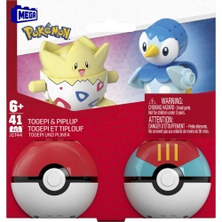 POKEMON MEGA SET DOUA BILE TOGEPI SI PIPLUP 41 PIESE - Img 1