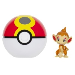 Pokemon - Set 2 figurine Clip n Go, Chimchar with Repeat Ball W19 - Img 2