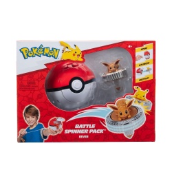 Pokemon - Set de joaca Battle Spinner cu figurina, Eevee & Poké Ball - Img 1