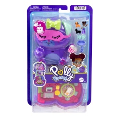 POLLY POCKET SET GENTUTA ANIMALUT CATELUS IN PIJAMA CU ACCESORII - Img 1