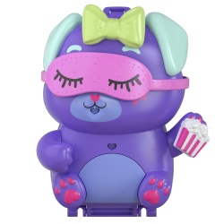 POLLY POCKET SET GENTUTA ANIMALUT CATELUS IN PIJAMA CU ACCESORII - Img 8