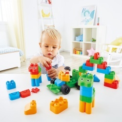 PolyM - Kit de construit Orasul Creativ de jucarie (50 piese) - Img 2
