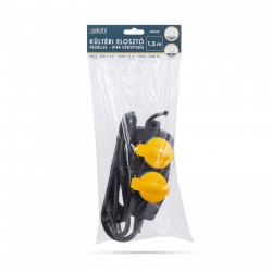 Prelungitor electric pentru exterior, cu capac - 1,5 m - 4 x 230V - 3 x 1,5 mm2 - IP44 - Img 2