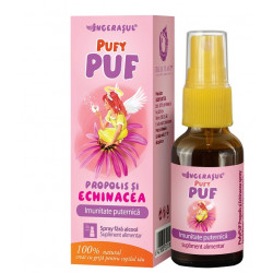 Propolis si echinaceea "pufy puf" fara alcool (spray) 20ml dacia plant