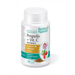 PROPOLIS + VITAMINA C + ECHINACEEA 30cps ROTTA NATURA