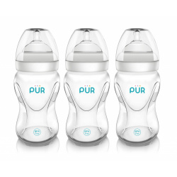 PUR 9816 – SET BIBEROANE ADVANCED PLUS CU GURA LARGA 3 X 250ML