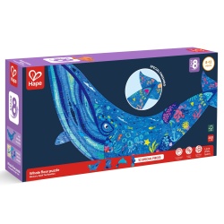 Puzzle - Balena cu cocoasa cu piese tematica ocean, 200 piese - Img 3