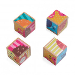 PUZZLE DIN LEMN CU ANIMALE, 4 PIESE - Img 2