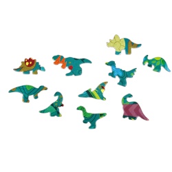 Puzzle - Dinozaur cu piese tematica dinozaur, 202 piese - Img 4
