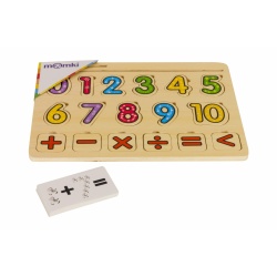 PUZZLE MOZAIC DIN LEMN-ÎNVATAM SA NUMARA