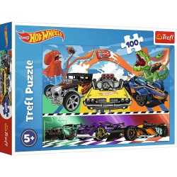 PUZZLE TREFL 100 HOT WHEELS MASINILE DE CURSE - Img 1