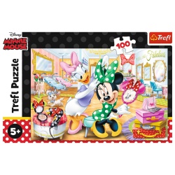 PUZZLE TREFL 100 MINNIE LA SALONUL DE INFRUMUSETARE - Img 3