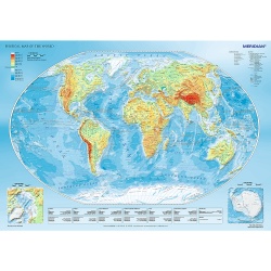 PUZZLE TREFL 1000 HARTA FIZICA A LUMII - Img 2