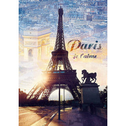 Puzzle trefl 1000 paris in zori - Img 2